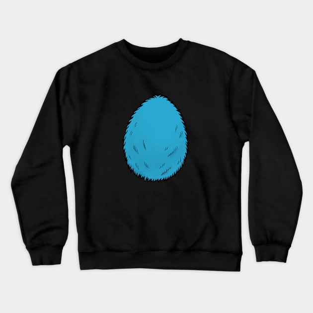 Blue Egg Crewneck Sweatshirt by FurrryMonsters